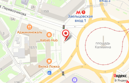 Киоск по продаже печатной продукции в Заельцовском районе на карте