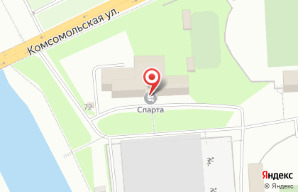 Спортивная секция дзюдо и самбо Спарта на улице Генерала Белика на карте