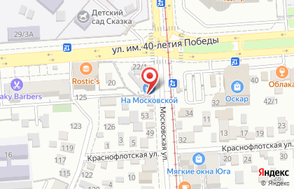 Автокомплекс на Московской на Московской улице на карте