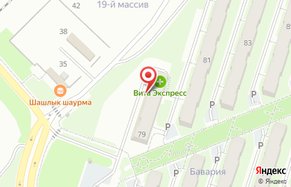 Пивной магазин Бавария в Красноглинском районе на карте