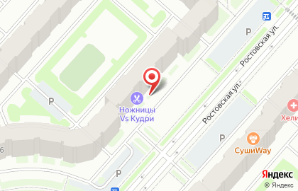 Продовольственный магазин Славянка в Пушкинском районе на карте