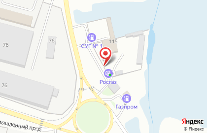 Росгаз на улице Островского на карте