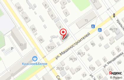 Еврохимчистка на улице Машиностроителей на карте