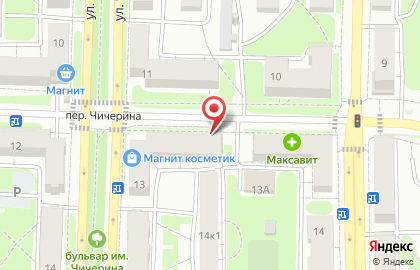 Киоск по продаже фруктов и овощей в Калуге на карте