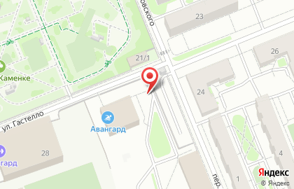 Автостоянка в Красноярске на карте