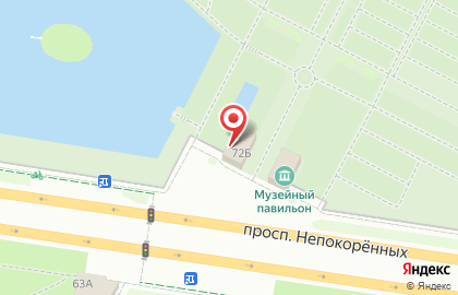 Пискарёвское мемориальное кладбище на карте