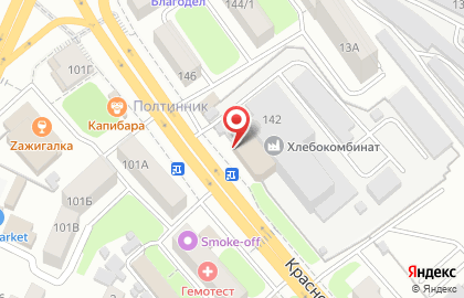 Аптека Брянскфармация на Красноармейской улице на карте
