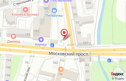 Магазин по продаже хлебобулочных и кондитерских изделий на Московском проспекте на карте