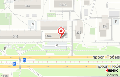 Супермаркет Пятёрочка в Курчатовском районе на карте