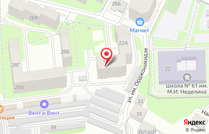 Архитектурная студия А2 в Октябрьском районе на карте