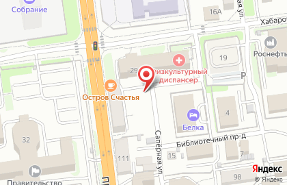 Частный детский сад Бабочки на Сапёрной улице на карте
