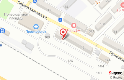 Магазин Профессионал на Привокзальной улице на карте
