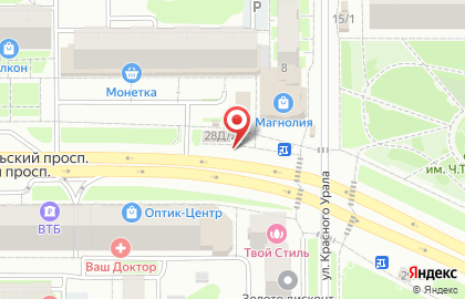 Флористика и Дизайн на Комсомольском проспекте на карте