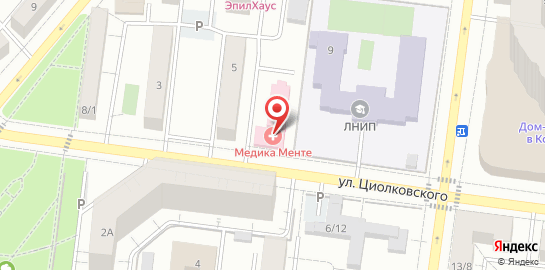 Хирургический стационар 1 дня МедикаМенте на карте