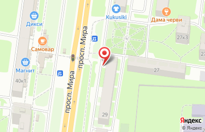 Фирменный магазин Великолукский мясокомбинат на проспекте Мира, 29 на карте