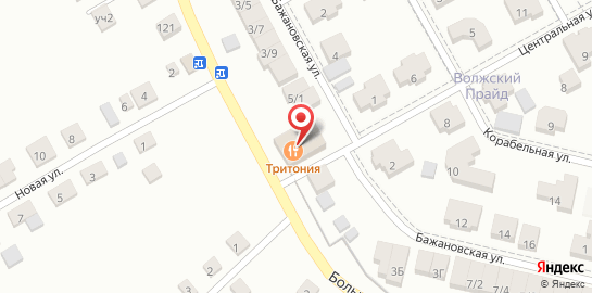 Ресторан и банкетный зал TRITONIA на карте