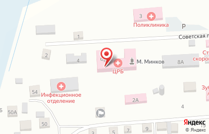Пушкиногорская межрайонная больница на Медицинской улице на карте