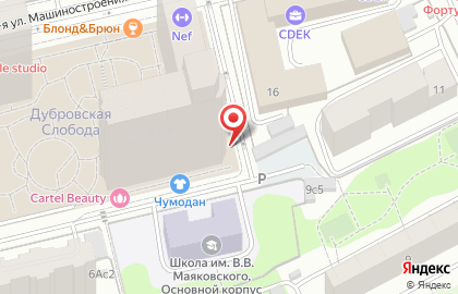 Универсам Верный в Москве на карте
