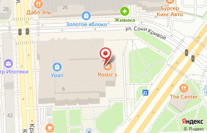 Ресторан быстрого питания KFC на улице Воровского на карте