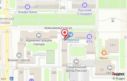 Цифровой салон Инфотек на Комсомольской на карте