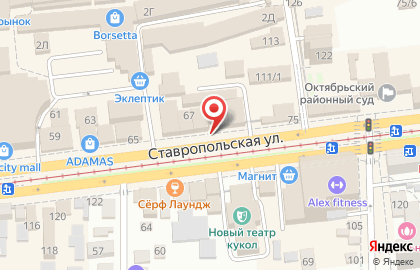 Ювелирный салон Руссо на Ставропольской улице, 69/3 на карте