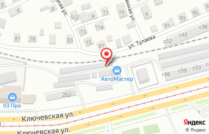 СТО Феникс в Октябрьском районе на карте
