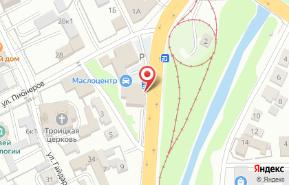 Торговый дом Народные двери в Центральном районе на карте