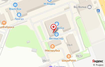 Клиника ВетМастер на Большой Санкт-Петербургской улице на карте