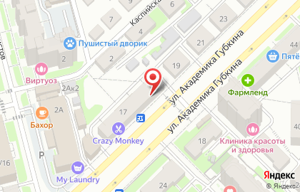 Флористический салон Букет Столицы на улице Академика Губкина на карте