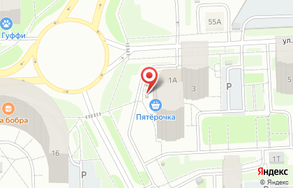 Супермаркет Пятёрочка в Ижевске на карте