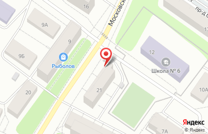 Аптека Луиза на Московской улице на карте