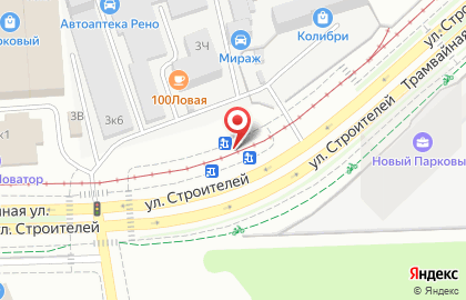 AZ в Дзержинском районе на карте