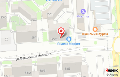 Страховая компания СОГАЗ-Мед на улице Владимира Невского на карте