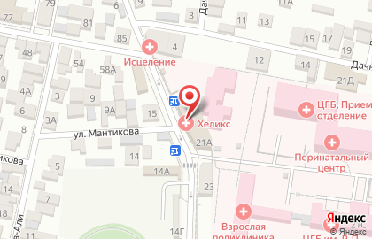Хеликс на карте