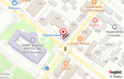 Гостиница Континент в Ростове-на-Дону на карте