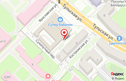 ОАО Банкомат, МДМ Банк на Тульской улице на карте