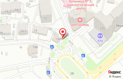 Киоск по продаже фруктов и овощей в Якутске на карте