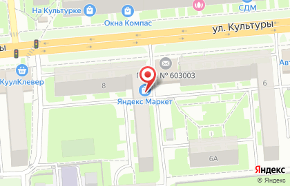 Зоосалон Чеширский Кот в Сормовском районе на карте