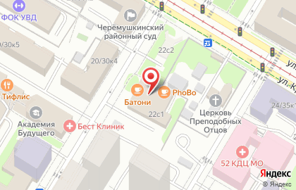 Итальянский ресторан Amore море на карте