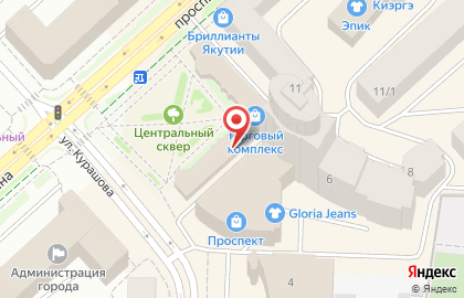 Шарм на проспекте Ленина на карте