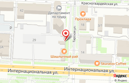 Магазин овощей и фруктов в Центральном районе на карте