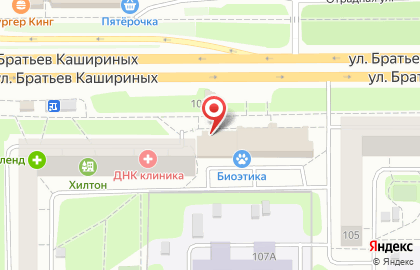 Груминг-салон ЛедиМур на улице Братьев Кашириных на карте