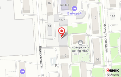 Типография NoPrint на Борисовской улице на карте