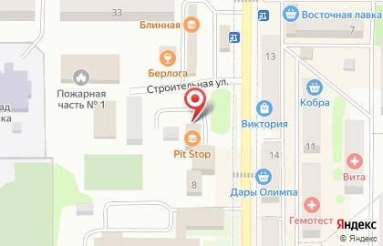 Автокафе Pit Stop в Петропавловске-Камчатском на карте