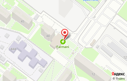 Аптека Farmani на улице Сергея Акимова на карте