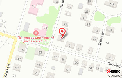 Церковь Христиан Адвентистов Седьмого Дня на Пионерской улице на карте