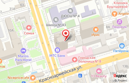 ОАО Первый Республиканский Банк на улице Города Волос на карте
