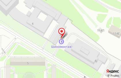 Шиномонтажная мастерская на Трамвайном проспекте на карте