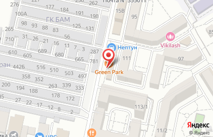 Кафе Green Park в Ставрополе на карте