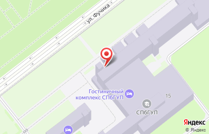 Отделение тенниса СШ ГБУ №2 на улице Фучика на карте